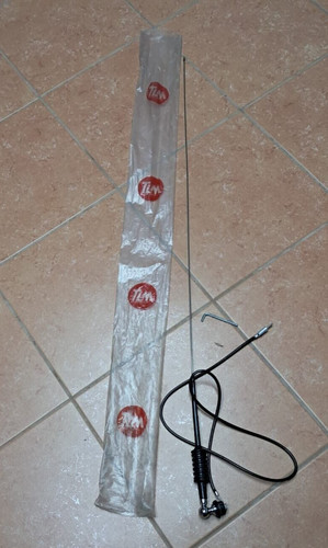 Antenna tlm tetto cromata - da,